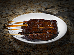 BEEF TERIYAKI FLANK STEAK (6 STICKS) image